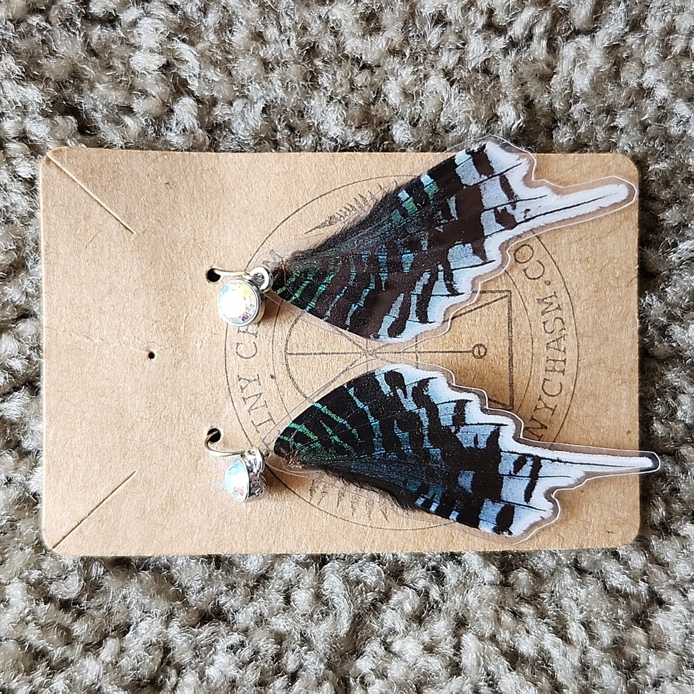 Swallowtail Moth Earrings